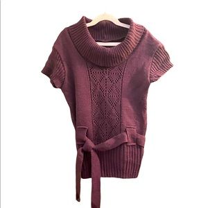 🦀2/$25 Crochet Knit Cowl Sweater Top